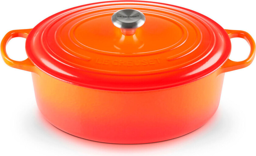 Signatur Oval Støpejernsgryte (Ã31cm) Oransje