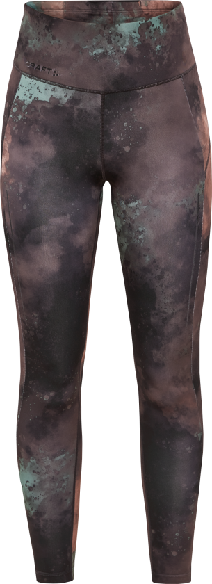 Women's Adv Essence Run Tights XS, Bark/Multi