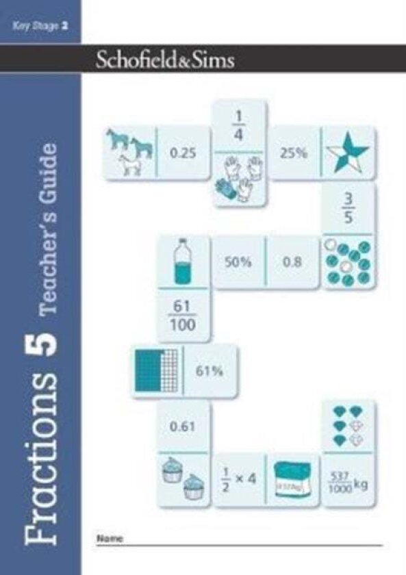Fractions, Decimals and Percentages Book 5 Teacher's Guide (Year 5, Ages 9-10) av Schofield & Sims, Hilary Koll, Steve Mills