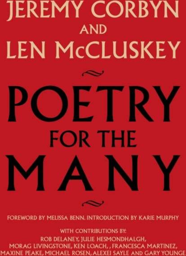 Poetry for the Many av Jeremy Corbyn, Len McCluskey