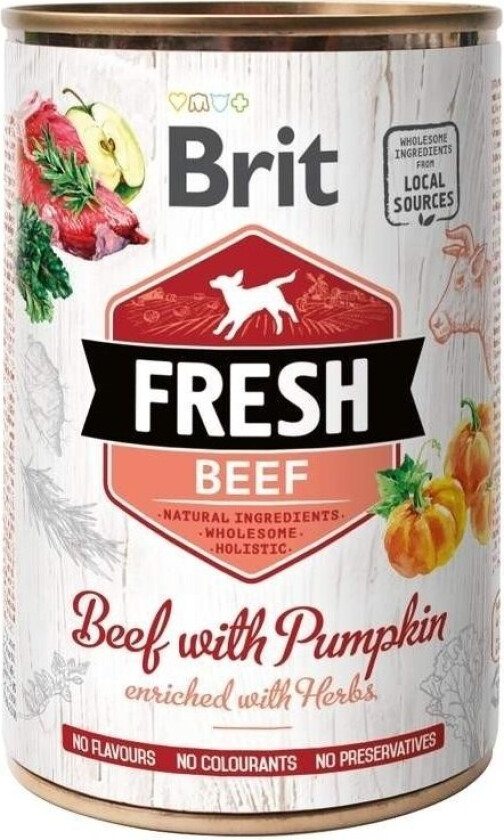 Brit Fresh Cans Beef With Pumpkin