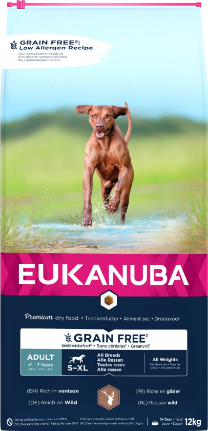 Grain Free Adult Large Dogs Vilt - 12 kg