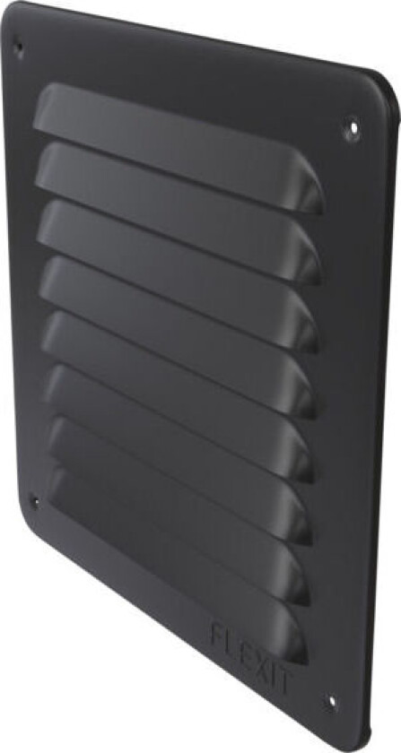 Bilde av Sjalusirist flat stål 155x155 sort - 49221