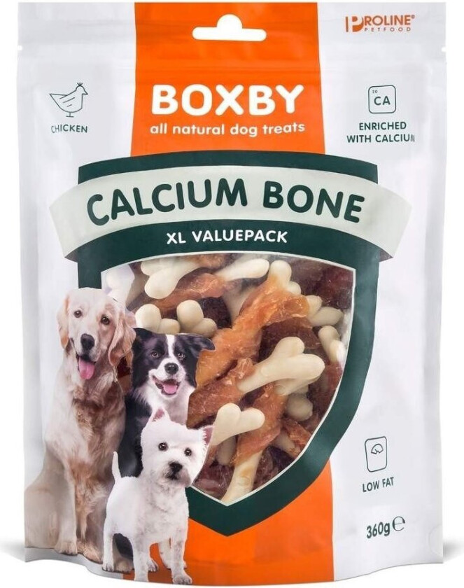 Boxby Calcium Bones Kylling 360 g