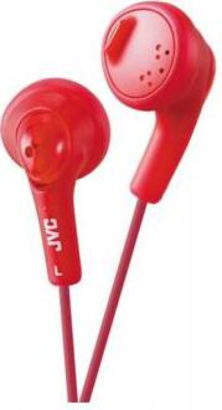 In Ear Gumy Headphones. Red