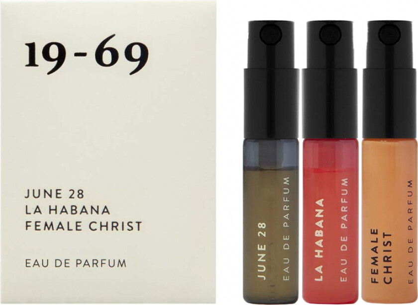 The Collection Five EdP (3 references). June 28 Female Christ, La Habana (3 x 2,5 ml)