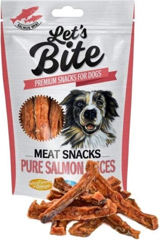Lets Bite Meat Snacks Pure Salmon Slices