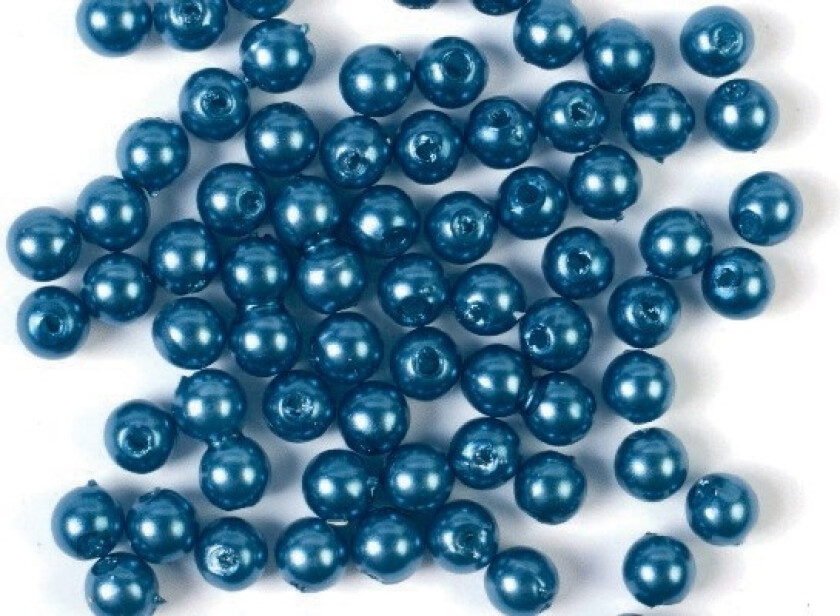 Voksperler 8mm 500g blå