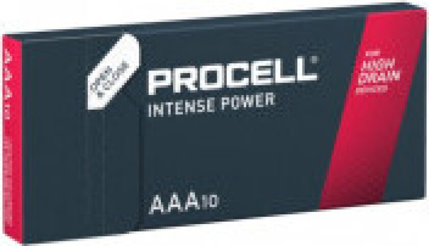 PROCELL Intense PX2400 - Batteri 10 x AAA - Alkalisk - 1461 mAh