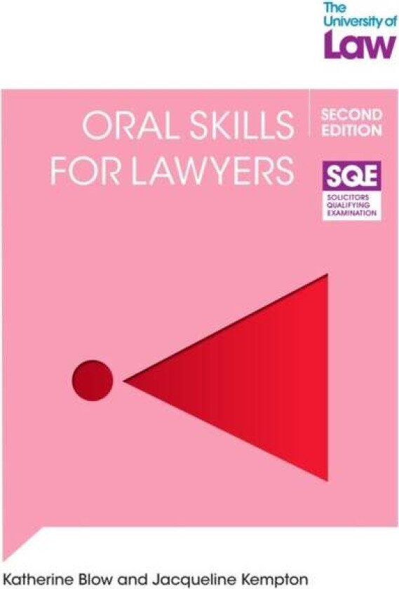 SQE2 Oral Skills for Lawyers 2e av Katherine Blow