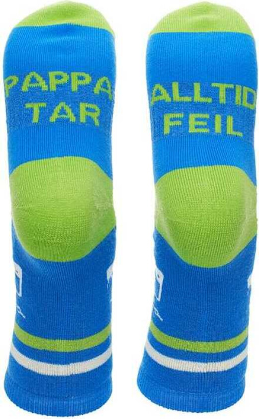 House Of Hygge Merino Ullsokker Pappa  Bl  Grnn L (44-47)