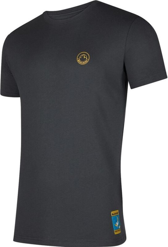 Climbing on the Moon T-Shirt M Carbon/Giallo