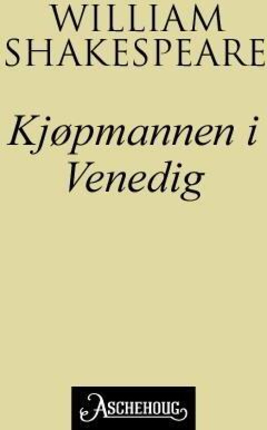 Kjøpmannen i Venedig av William Shakespeare