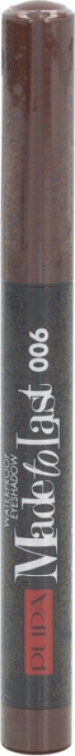 Pupa Made To Last Waterproof Eyeshadow - 006 Bronze Brown