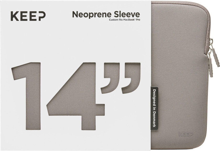 KEEP 14" Neopreneetui til MacBook (Portabella)