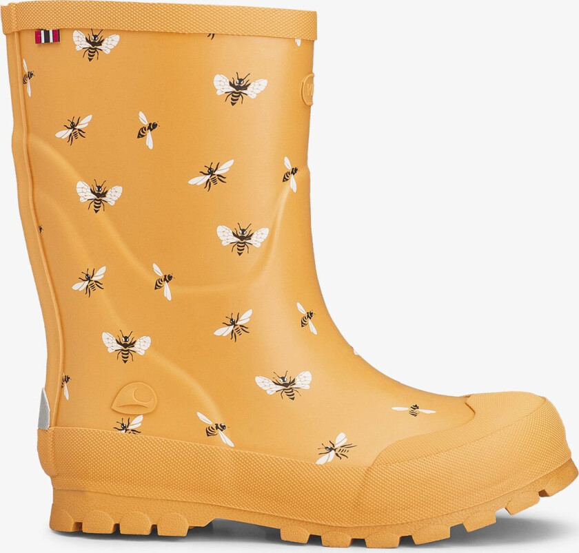 Jolly Print Yellow/Black Rubber Boot
