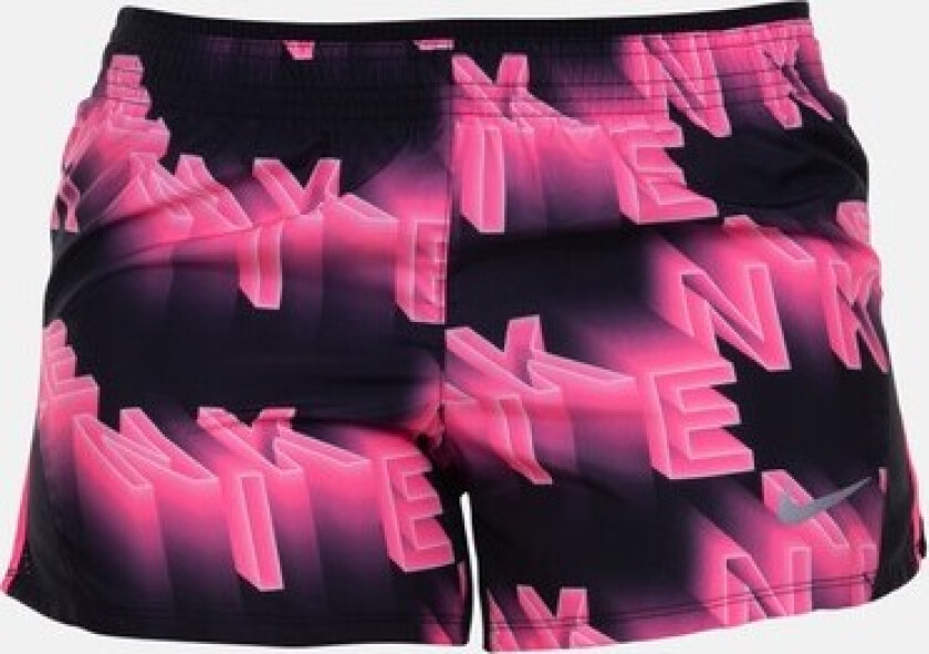 Women's Lined Running Sho, Digital Pink/Reflective Silv, S, Treningsshorts