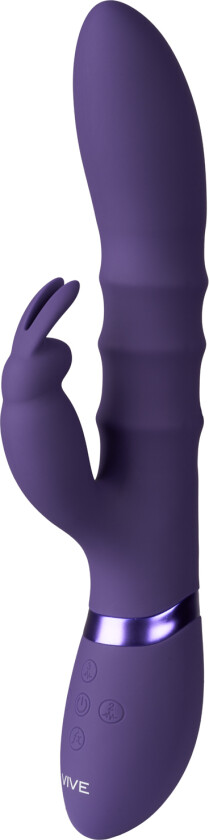 Vive Sora Thrusting Rings G-punkt Rabbitvibrator - Lilla