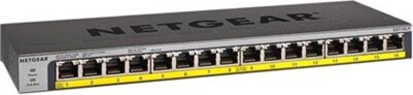Netgear Gs116lp 16-port Poe 76w Switch