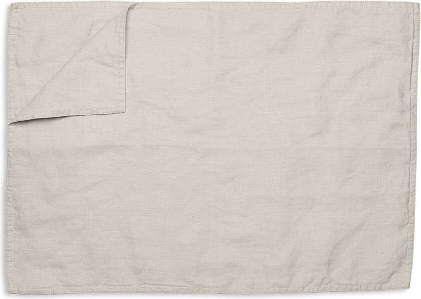 spisebrikke lin 35 x 50 cm Warm grey (grey)