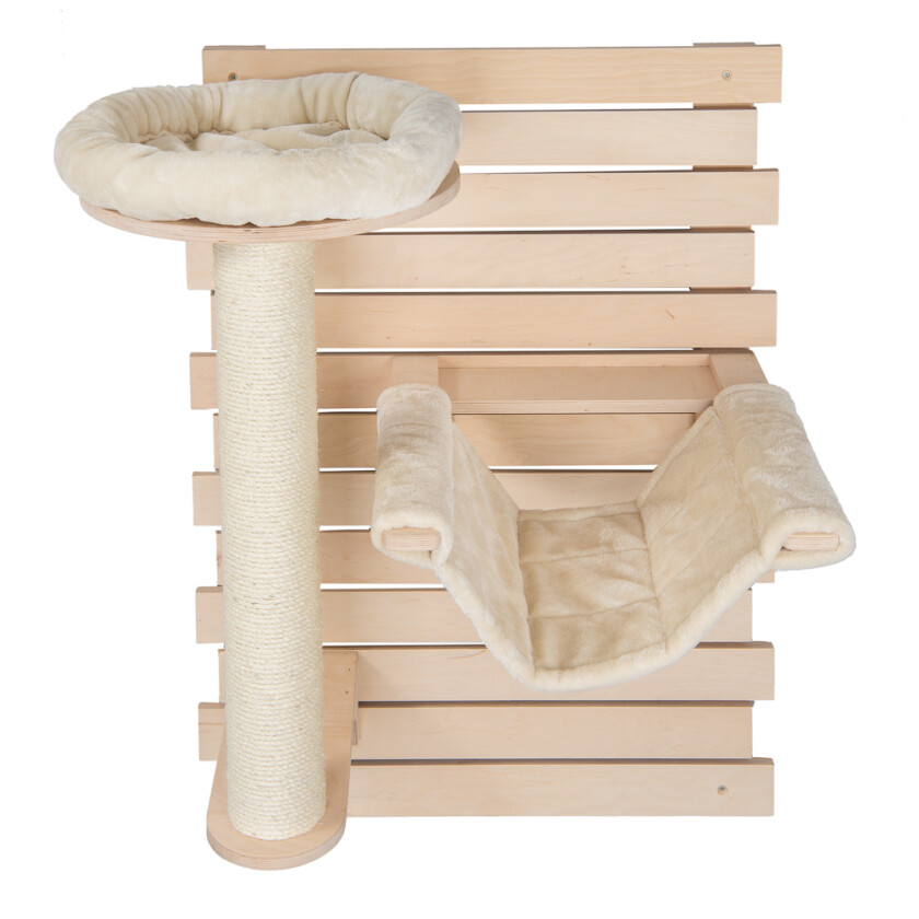 Bilde av vegg-klorestativ Dahlia - krem