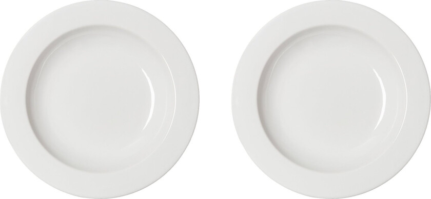 Daga tallerken Ø23,5 cm 2-pakning White