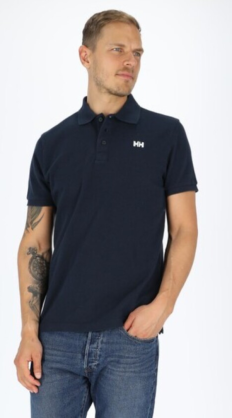Herre Transat Bomull Korte Ermer Polo Skjorte Marineblå 2xl Svart2XL