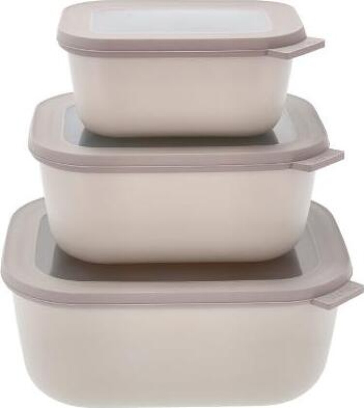 - Cirqula High Rect Bowl Set - Nordic White (14604)