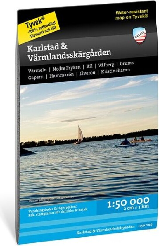 Bilde av Karlstad & Värmlandsskärgården 1:50.000 OneSize, NoColour