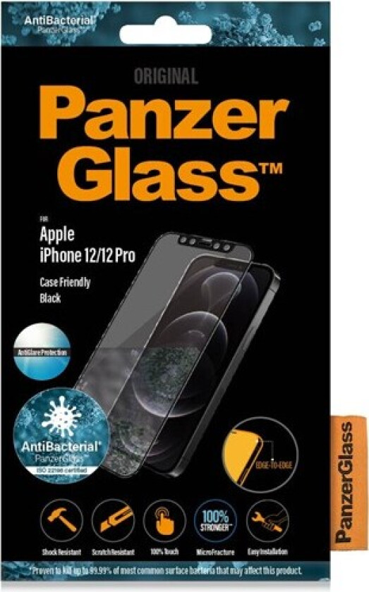 Apple iPhone 12/12 Pro Case Friendly - Black