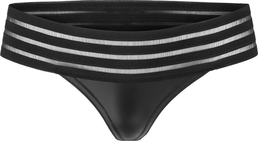 Powerwetlook G-Streng - Svart - L