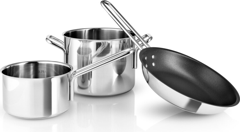 Eva Trio startersett 3 deler Rustfritt stål