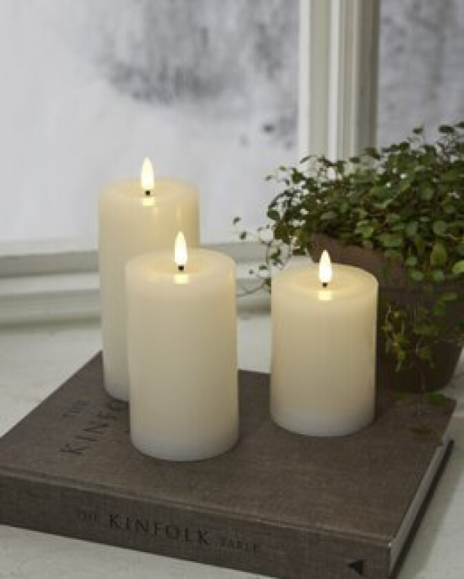 Kubbelys LED Flamme Flow med Timer