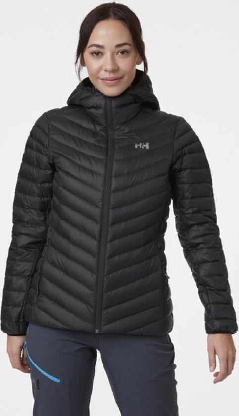 Dame Verglas Hette Dun Isolert Jakke Svart Xs GrønnXS