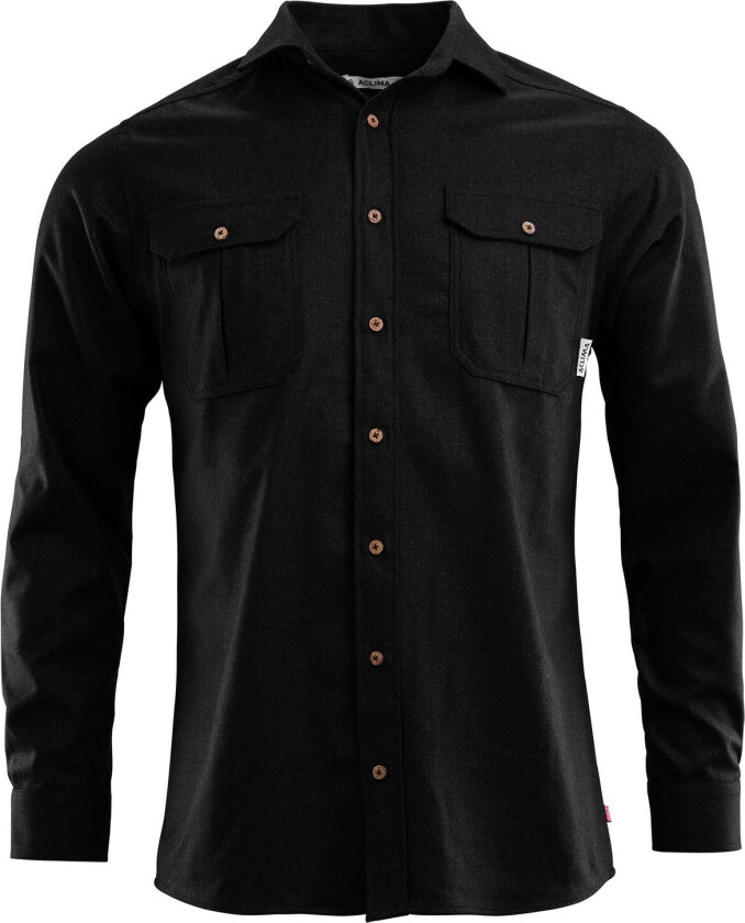 Bilde av Leisurewool Reborn Shirt M's dark grey melange