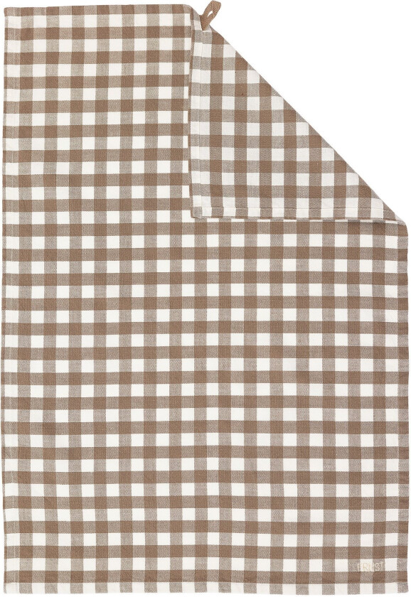 kjøkkenhåndkle, rutete 47x70 cm Mudvarp-hvit