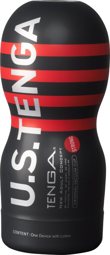 U.S. Strong Vacuum Cup Masturbator    - Svart