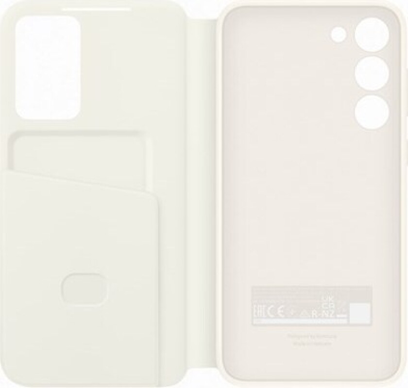 Galaxy S23+ Smart View Wallet Case, Cream