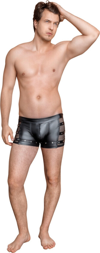 Svart Boksershorts med Glidelås - Svart - M