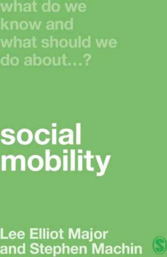 What Do We Know and What Should We Do About Social Mobility? av Lee Elliot Major, Stephen Machin