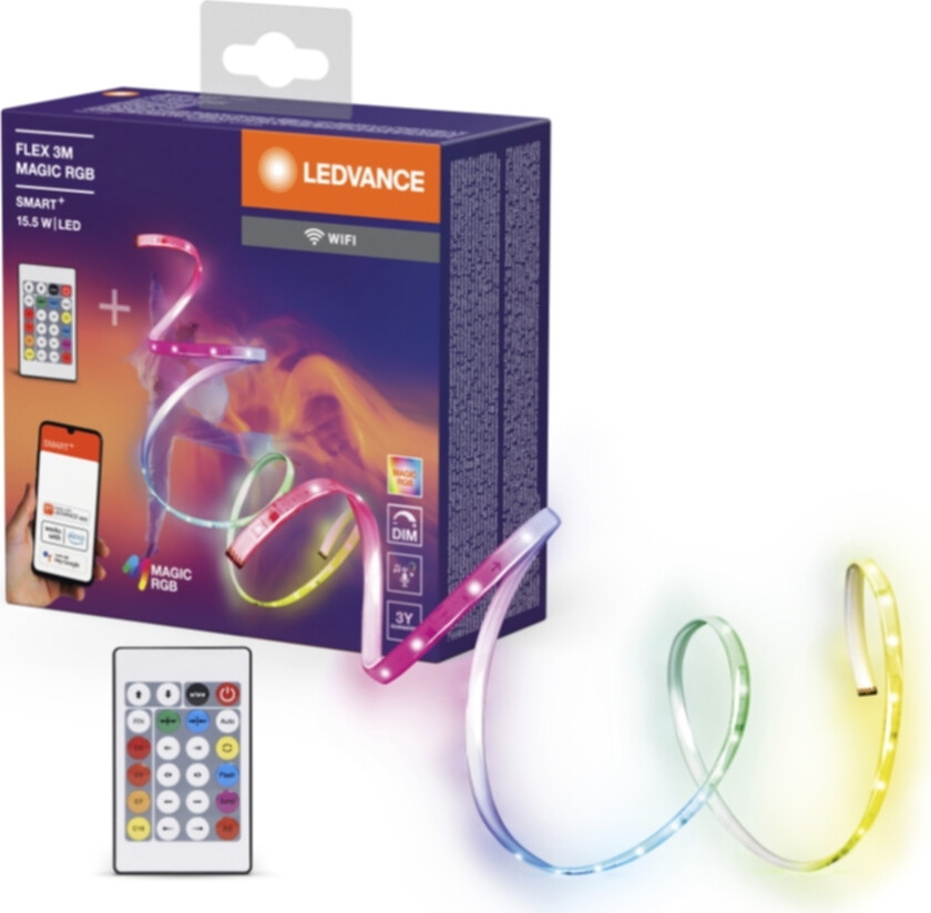 - SMART+ Flex Magic Lighstrip - 350lm, 15W, WiFi, RGB 3m