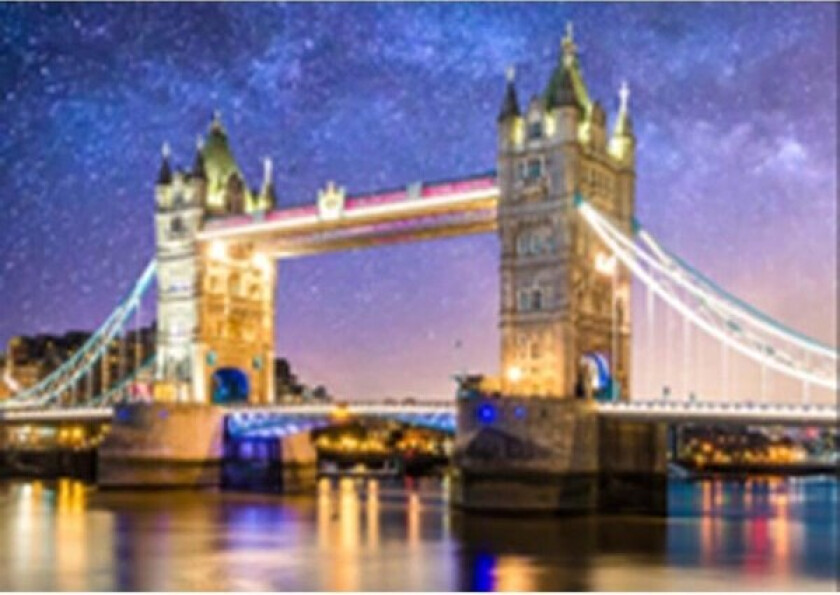 Puslespill Educa Tower Bridge Neon 1000 Deler