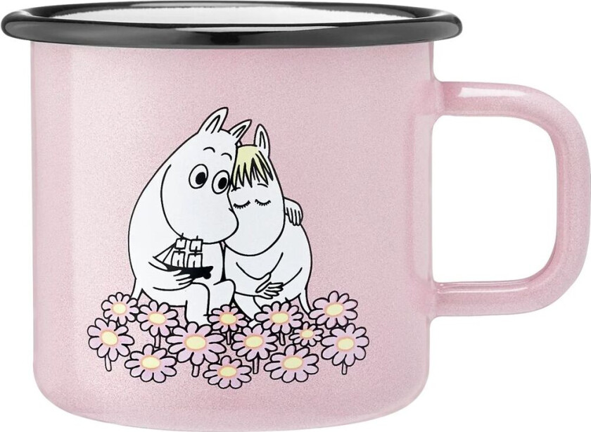 kopp Emalje i sammen 3,7 dl Rosa