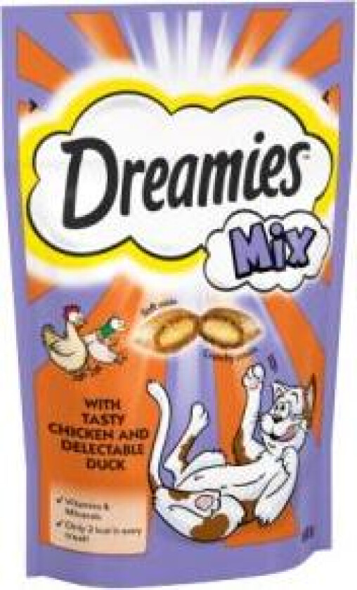 Mix kattesnacks - Kylling & And (60 g)