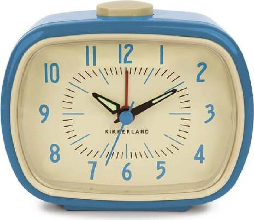 Retro Alarm Clock + Blue (AC08-BL-EU)