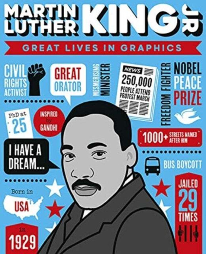 Great Lives in Graphics: Martin Luther King av Books Button