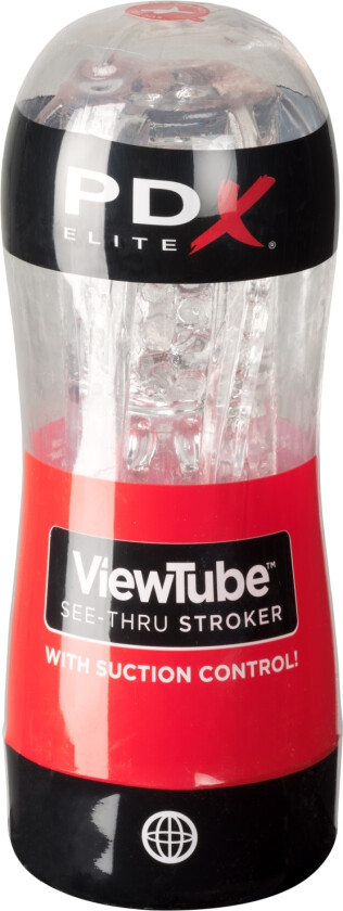 Viewtube See-Thru Stroker Masturbator Hylse    - Klar