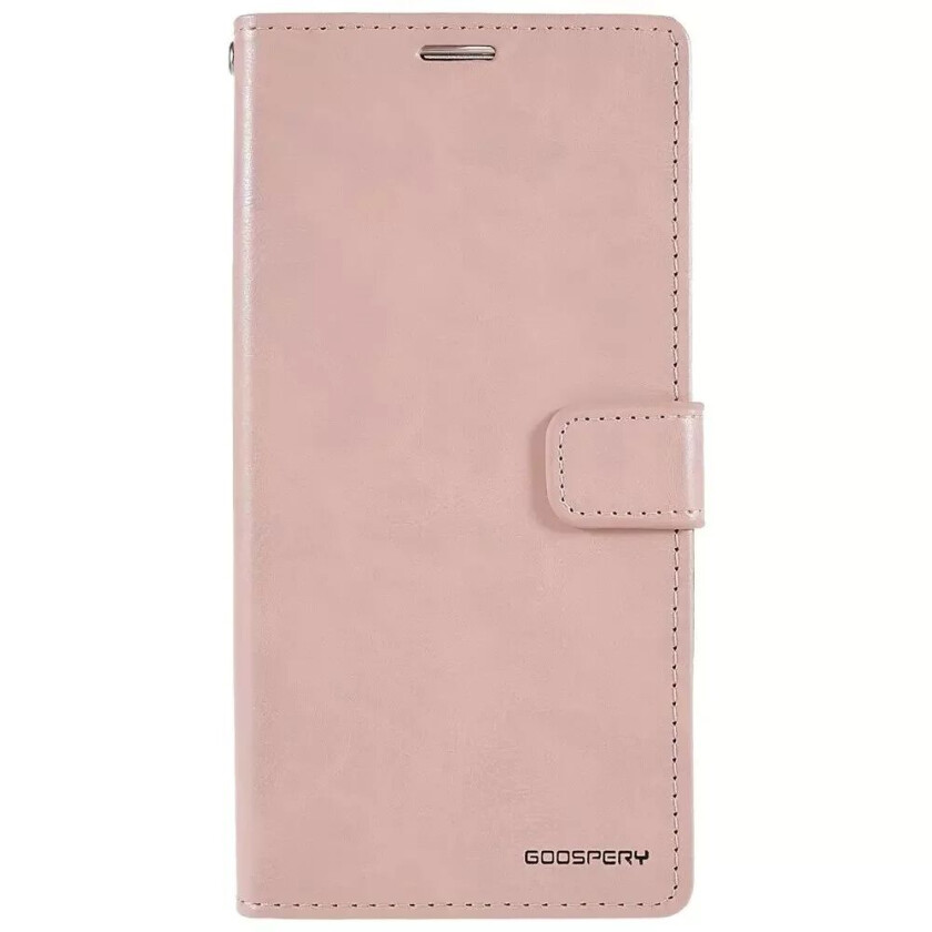iPhone 14 Pro GOOSPERY Blue Moon Skinndeksel m. Lommebok - Lys Rosa