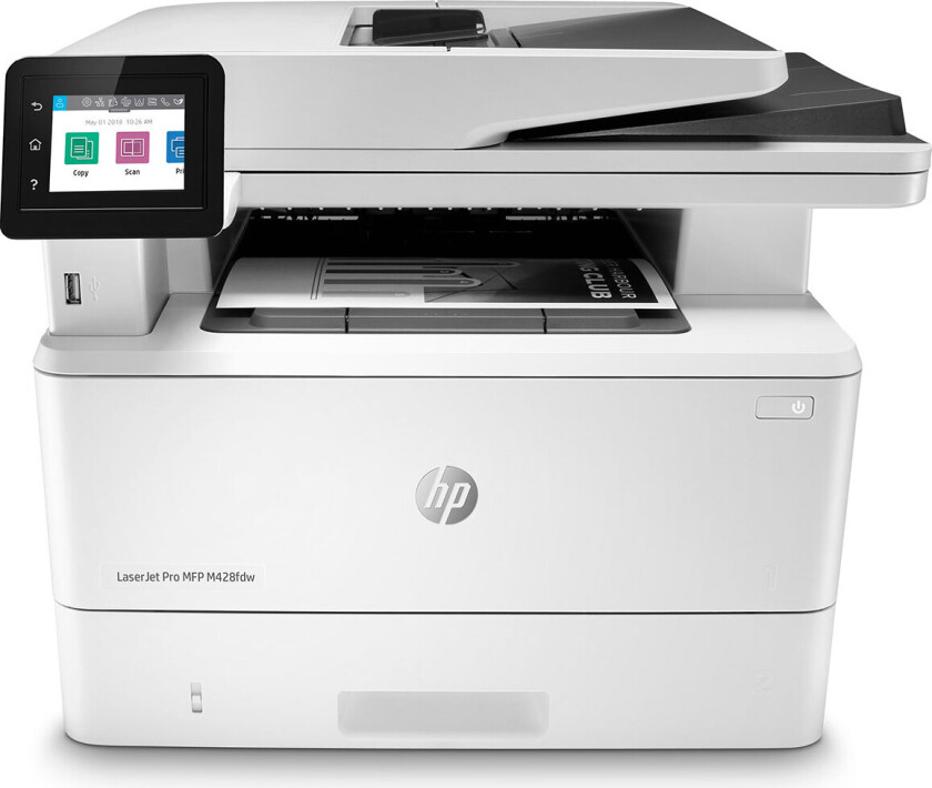 LaserJet Pro MFP M428fdw Laserskriver Multifunksjon med faks - Sort/hvit - Laser