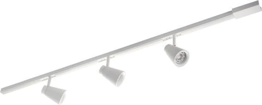 Komplett Zip Zoom 3x6W m/endetilkobling - matthvit